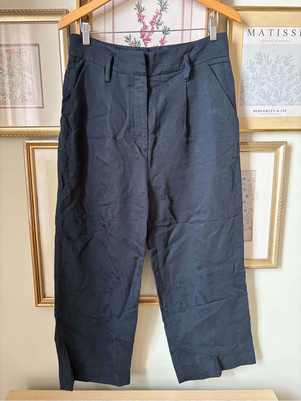 Veronica Beard Navy Trousers 10
